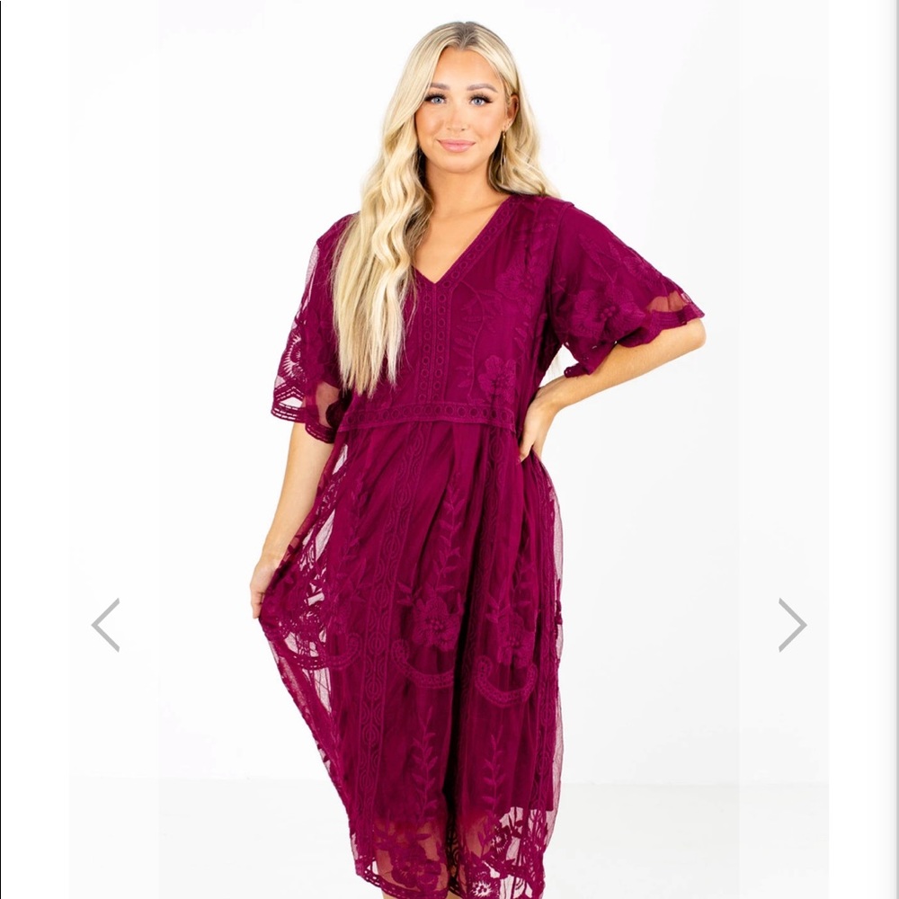 Lace Midi Dress
